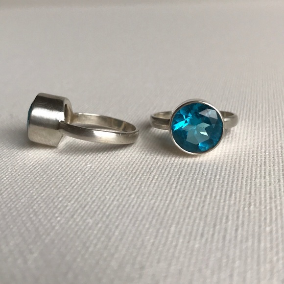 Boutique Jewelry - LAST ONE - NEW Blue Quartz & Sterling Silver Ring